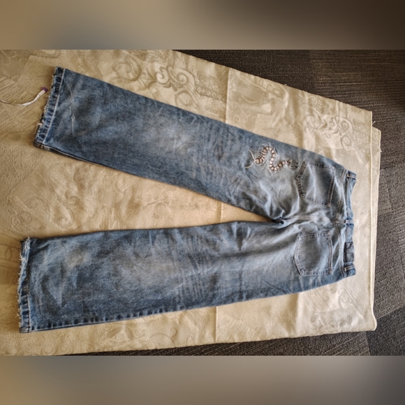 BDG Light Blue Flare Jeans - Picture 3 of 6